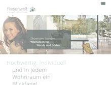 Tablet Screenshot of fliesenwelt-eisingen.de